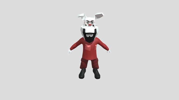 Уборщик Олег 3D Model