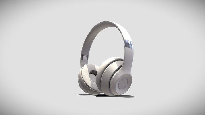 Wireless Headphones - Beats 3D Model