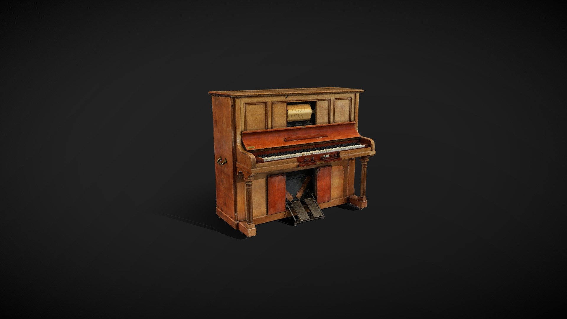 Pianola — Sketchfab embed 3D viewer