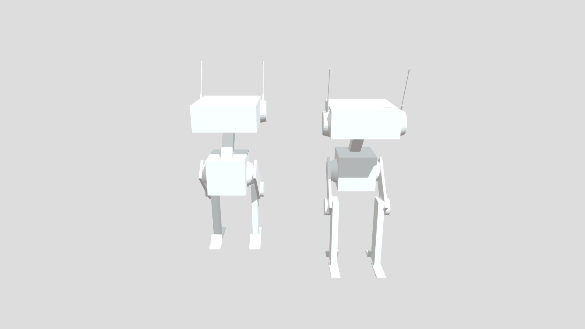 Robot - Download Free 3D Model By G1g1992.92.1 [02ae8d2] - Sketchfab