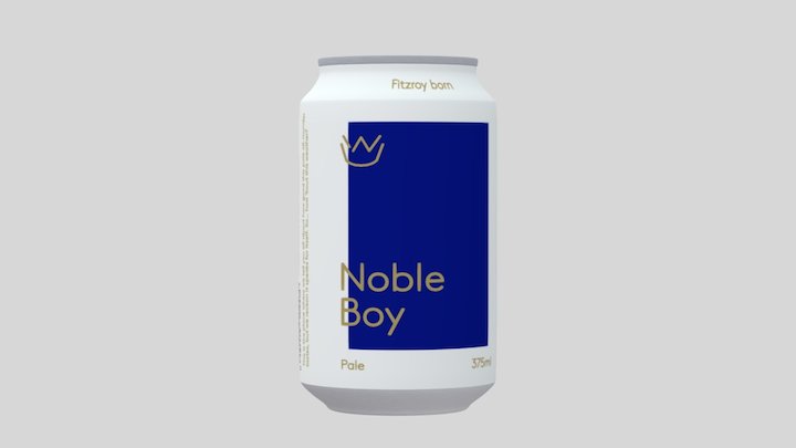 Noble Boy Pale Ale 3D Model