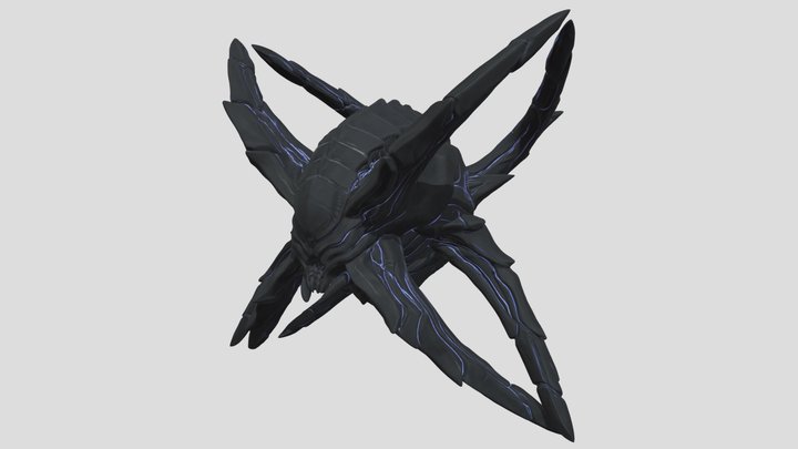 Ancient Organic Ship of Terror – Kostenloses 3D-Modell STL