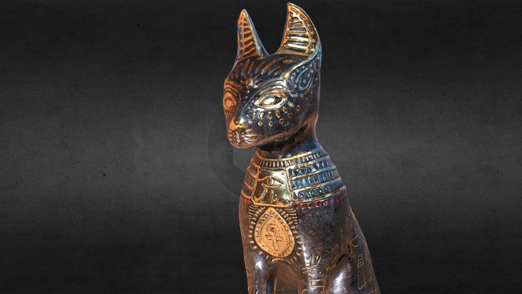 Egyptian Cat Statue
