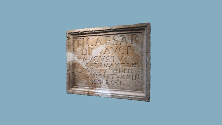 Roman honorary inscription, Starigrad (34-35 CE) 3D Model