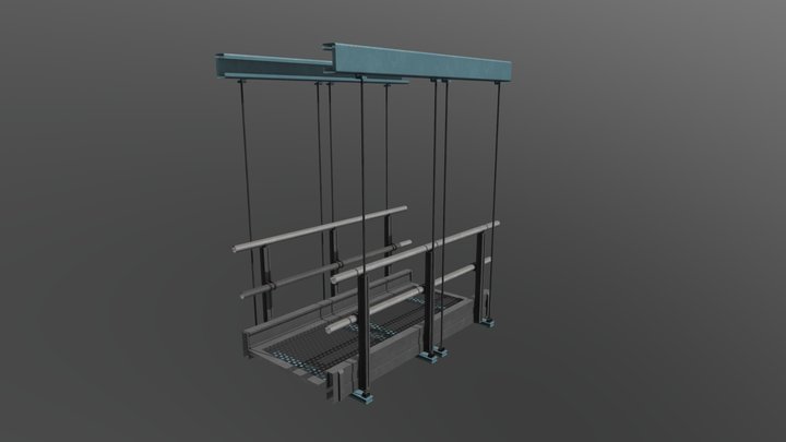 Site 37 - Suspended Catwalk 3D Model