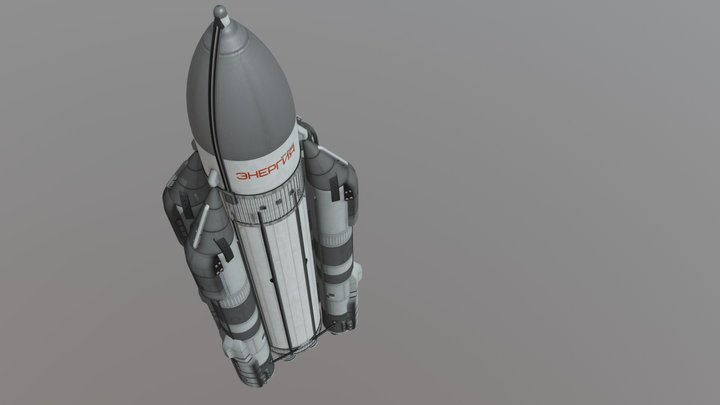 Energy _ BURAN ( booster ) 3D Model