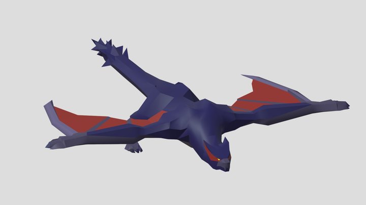 Nargacuga T-pose 3D Model