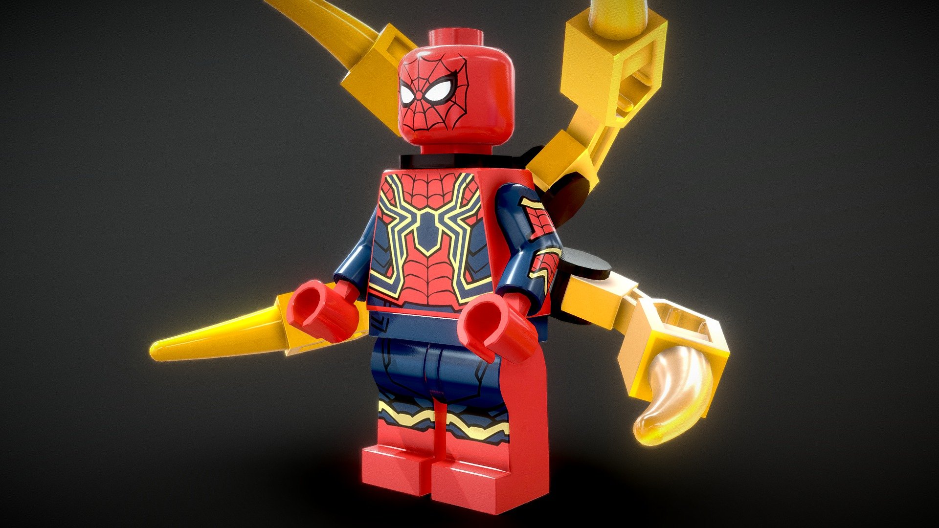 LEGO - Iron Spider-Man - Buy Royalty Free 3D model by Vincent Yanez  (@vinceyanez) [02b4fa8]