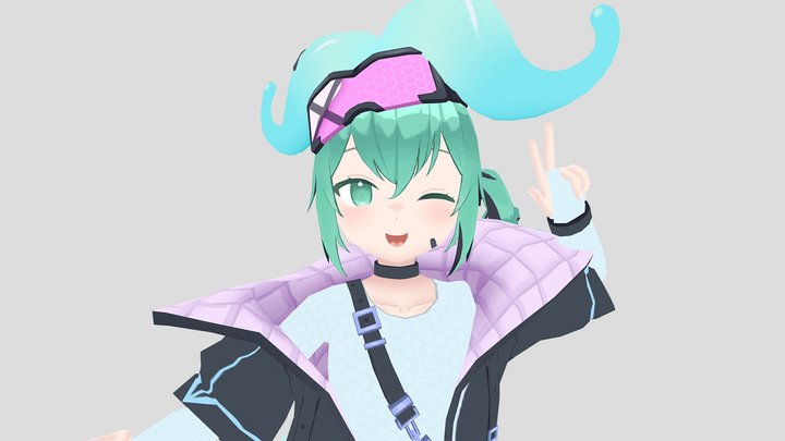 punky for VRC 3D Model