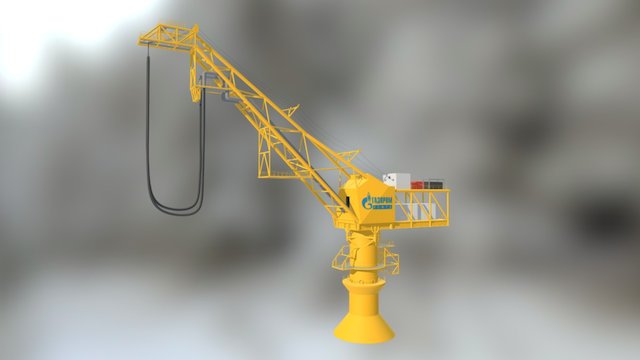 Arctic Gates oil-loading terminal 3D Model