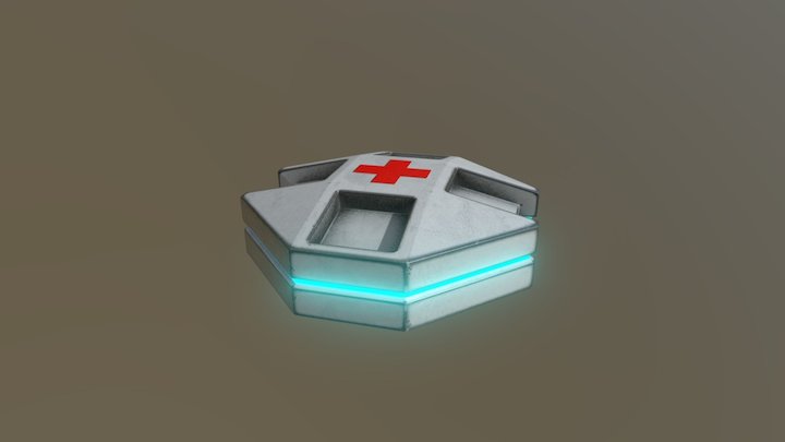 Health Pack 3D Model