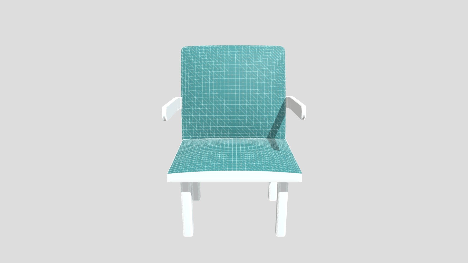 Demolition wood chair
