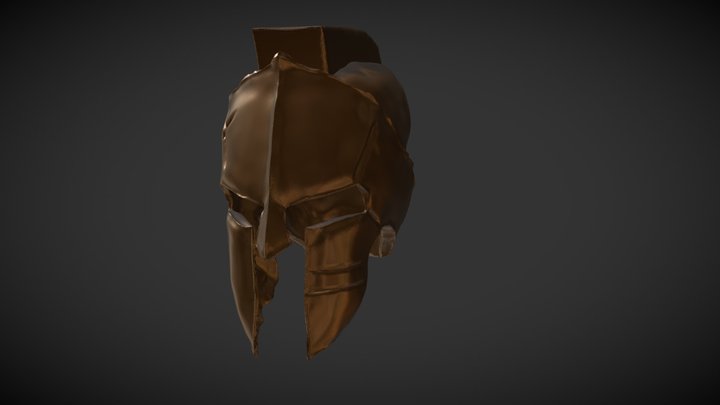 Sculpt January18 day16: ,,helmet" 3D Model