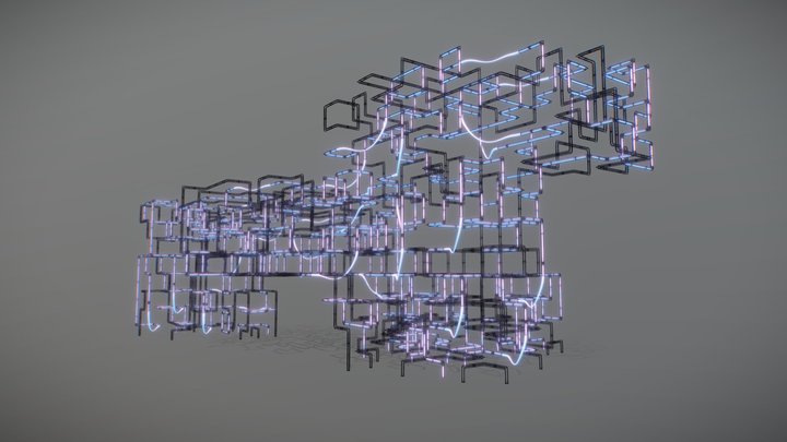 Monoceros Complex Neons 3D Model