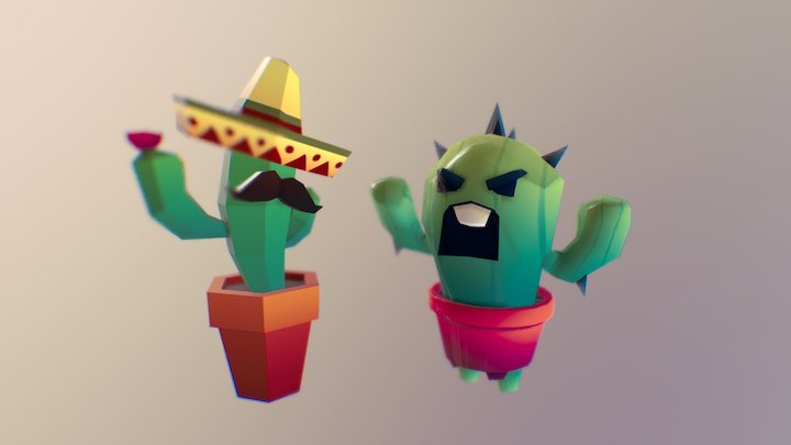 Cactus Squad 3D Model