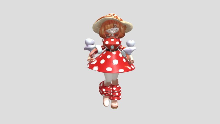Kinoko Komori – Modello 3D gratuito STL