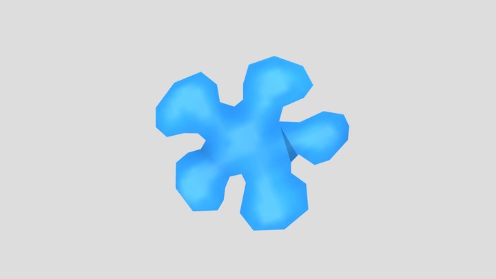 Game Cube - Sponge Bob Square Pants Ba 3D Model