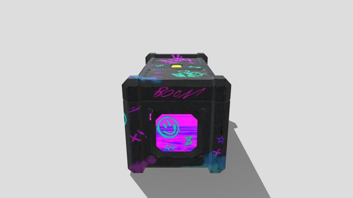 Jinx box baked 3D Model