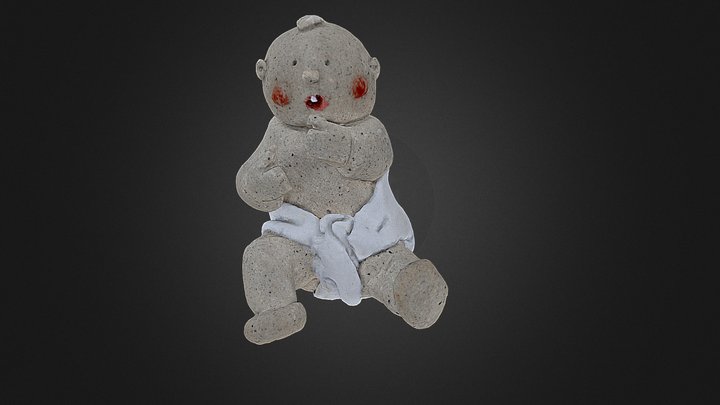 Lavley Baby - Cross Polarisation Scan – Free 3D Model STL