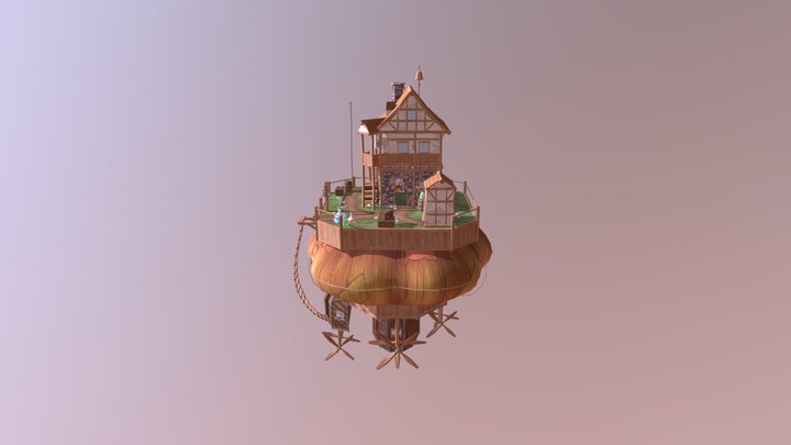 Andrew Floating Island Unity 3D Model