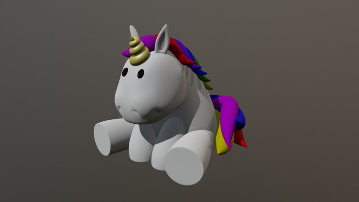 Unicorn for my daughter 3D Model
