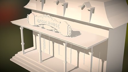 Western Opera House 3D Model