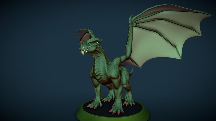 Tyradont - Dragon 3D Model