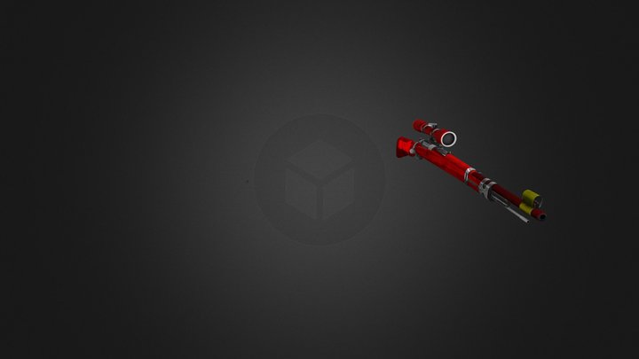 Kar98k Ninja Swored 3D Model