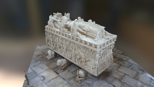 Modelo 3D do Túmulo de D. Inês de Castro 3D Model