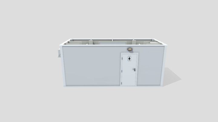 20FT  Female  Ablution 3D Model