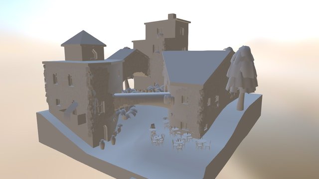 City Scene 3D Model
