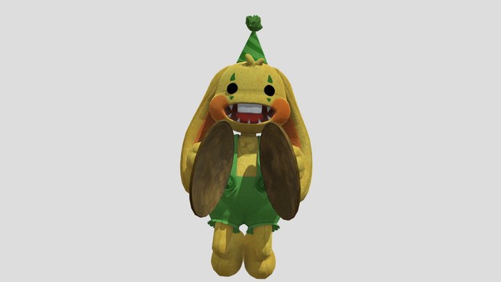 Poppy Playtime Bunzo Bunny Fan Made 3d Print Model 