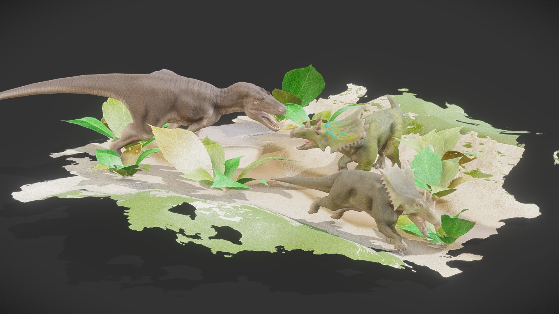 Centrosaurus Vs Daspletosaurus