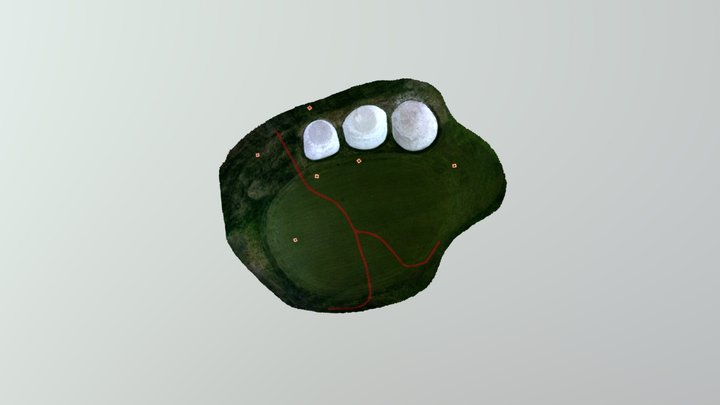 Golf 3dmodel ROSSO 3D Model