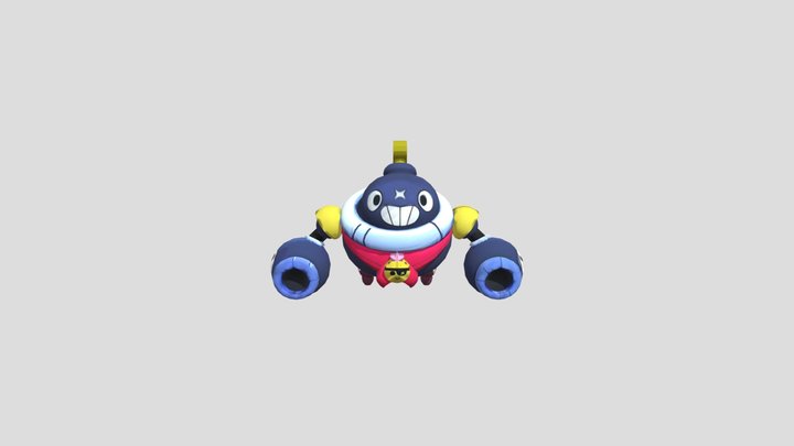 Tick of  brawl stars 3D Model