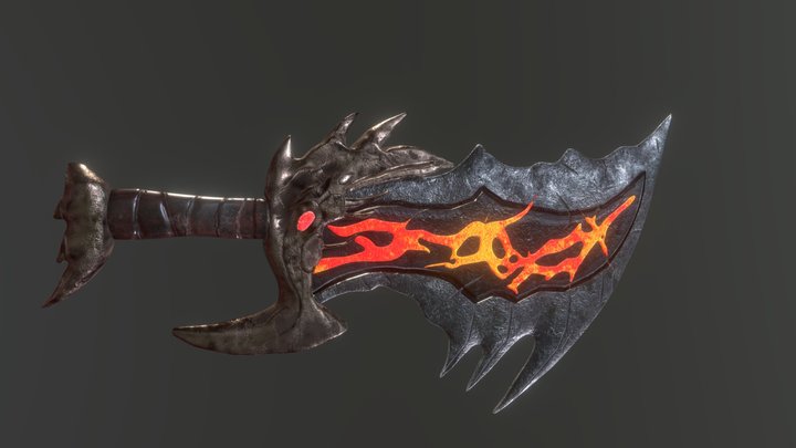 Blades of Chaos (Greece saga) 3D Model