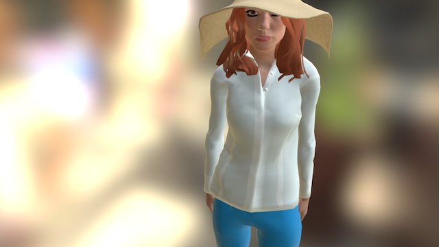 Lady Gagnam Style 3D Model