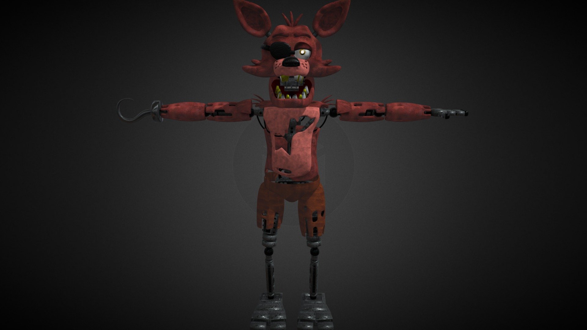 Foxy The Pirate Fox Five Nights At Freddy S 1 Download Free 3d