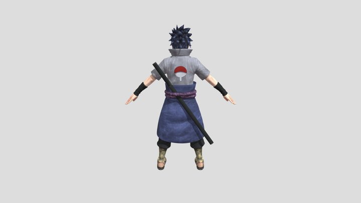 Sasuke Uchiha 3D Model