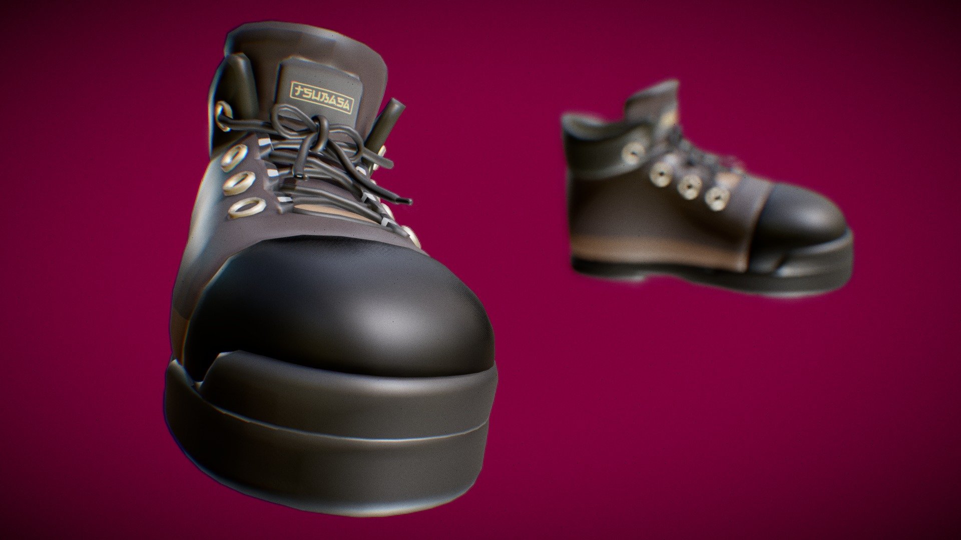 Steel-toe Boots - Buy Royalty Free 3D model by Tsubasa ツバサ (@Tsubasa ...