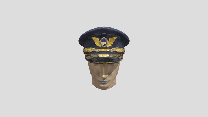 Pilot's Cap 3D Model
