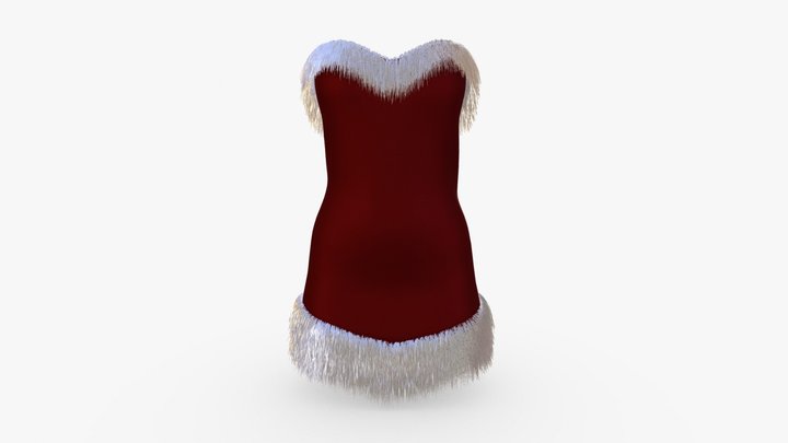 Christmas Dress - Christmas Time 3D Model