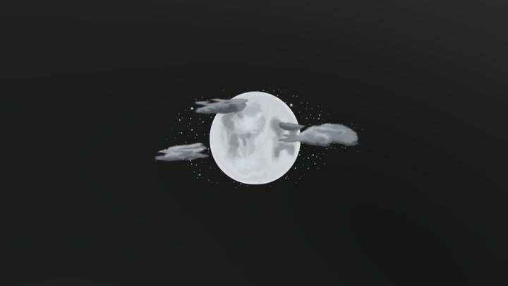 Painted Backdrop 3D Model