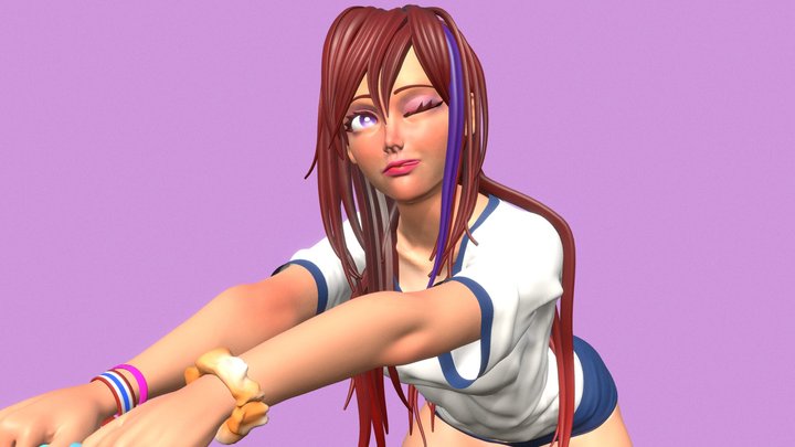 Meko The Sport Girl 3D Model