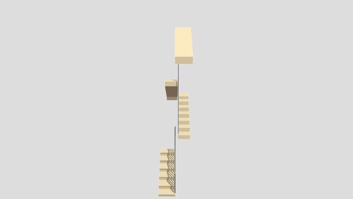 Ограждение на лестницу (174) 3D Model