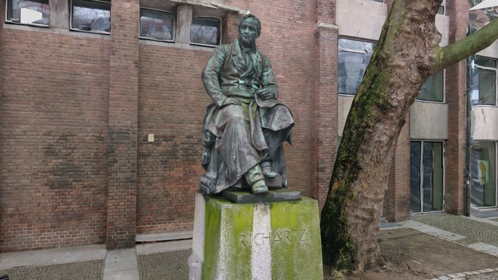 Innenstadt Wallraf und Richartz - Statuen 3D Model