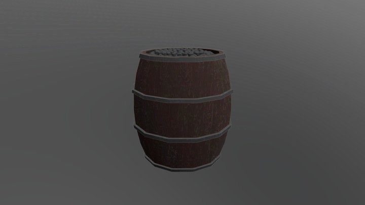 CoalBarrel 3D Model