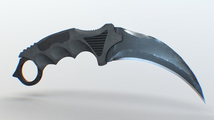 Karambit Knife 3D Model