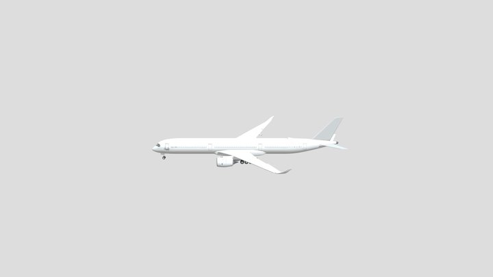 Airbus A350-1041 3D Model