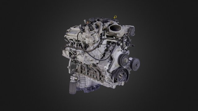 Ford Engine French 3D Model